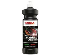 SONAX PROFILINE PlasticCare (1 Liter) plastic care product refreshes colors, provides a subtle shine, and conceals dullness and scratches on plastic, Item No. 02054050