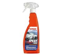SONAX Spray + Seal 243400 | Quick and Easy Spray On Sealant for Instant Shine and Hydrophobic Protection | Enhances Paint Glass & Plastic Surface | Safe for All Finishes | Long-Lasting Results | 750ml
