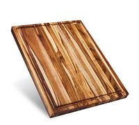 Sonder Los Angeles, Large Teak Wood Cutting Board for Kitchen with Juice Groove, Reversible Charcuterie Butcher Block 18x14x1.25 in (Gift Box Included)