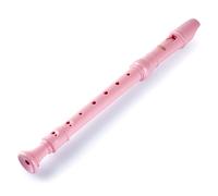 Sondery Beginner's Soprano Recorder Pink Flute Instrument German Fingering | Durable Stundent's Recorder,Easy to Play,Plastic Body,Includes Fingering Chart Carry Pouch,Pink