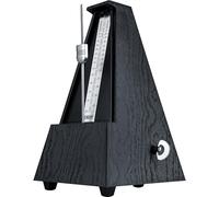 Sondery Classic Mechanical Metronome with Bell for Piano Guitar Drum Violin Saxophone All Instruments, Tempo Range 40-208bpm, Beats 02346, Black Wood Grain ABS Case with Comfortable Click Sound