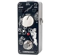 Sondery Compressor Pedal, Compression Pedal for Guitar and Bass, True Bypass Mini Size Art Design Series