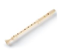Sondery Durable German Soprano Recorder Instrument for Beginners Plastic Body Easy to Play with Fingerboard Carrying Pouch