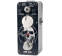 Sondery Metal Distortion Pedal for Electric Guitars, Warm Smooth Wide Range of Vintage Distortion, 3 Modes of Solo Turbo and Normal, True Bypass Mini Size Art Design Series