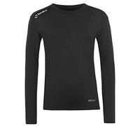 Sondico Boys Long Sleeved Core Base Layer Mesh Panels Age 3-13 (Black, 13)