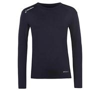 Sondico Boys Long Sleeved Core Base Layer Mesh Panels Age 3-13 (Navy, 9-10)