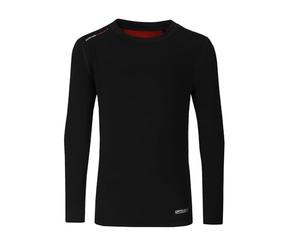 Sondico Boys S Therm Mock Collar Top Black 11-12 Years