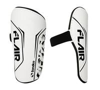 Sondico Flair Slip Shinguards Football Training Sports Protection Accessories White/Black Youths (S)