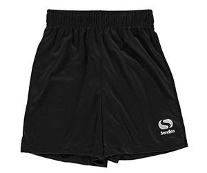 Sondico Junior Boys Lightweight Core Football Shorts Pants Bottoms (13 Yrs, Black)