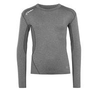 Sondico kids’ long sleeve, core, underwear top - Grey - Small