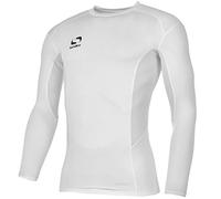 Sondico kids’ long sleeve, core, underwear top - White - Medium
