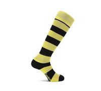 Sondico Mens Football Socks Plus Size Black/Yellow 12-14