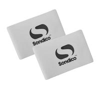 Sondico Mens Shin Guard Stays White/Black One Size