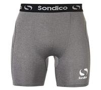 Sondico Core 6 Base Layer Shorts Mens S Grey Marl