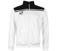 Sondico Precision Walk Out Jacket - Adult [Medium] [White/Black] /Sportswear