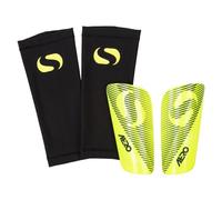 Sondico Unisex Aerolite Shin Guards Fluo Yellow Small Jnr