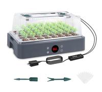 Sondiko Seed Starter Tray with Grow Light, Heated Seed Starter Kit