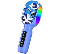 SONDTUO Karaoke Microphone Machine for Kids, Bluetooth & Auxiliary Wireless Mic with 6 Voice Changers, Portable, LED Light, Speech Mode, Birthday Gift for 3-12 Year Olds