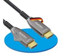 Sonero 10 m HDMI Cable 2.0b, Fibre Optic Hybrid, UHD 2160P, 4K60Hz, 4:4:4, HDR, 18Gbps, Black