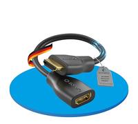 Sonero® 4K HDMI Port Saver Adapter, Premium High Speed, HDMI A Connector, Gold Plated Contacts, Double Shielded, PVC Sheath, 0.15 m