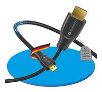 Sonero® 4K Micro HDMI to HDMI Cable, Premium High Speed, 4K 60Hz, Micro HDMI Male to HDMI Male, Gold-Plated Contacts, Double Shielding, PVC Jacket, 0.50 m