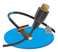 Sonero® 4K Micro HDMI to HDMI Cable, Premium High Speed, 4K 60Hz, Micro HDMI Male to HDMI Male, Gold-Plated Contacts, Double Shielding, Cotton Sheath, 0.50 m