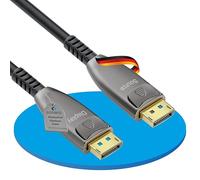 Sonero DisplayPort Cable 1.4 Fibre Optic Hybrid Cable 8K 60Hz 4K 120Hz 15m | DisplayPort 1.4 Fiber Optic Hybrid Cable for Long Distances, 8K 60Hz, 4K 120Hz, Compatible with PS/Xbox/PC/AV Receiver
