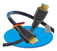 Sonero PHC111-010 8K Ultra High Speed HDMI Cable with Ethernet, Nylon Braid, Gold-Plated Connectors (8K UltraHD, 4K 3D with 50Hz/60Hz, 48Gbps Full Bandwith, Dynamic HDR), 1.0 m