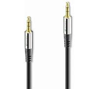 Sonero® Premium 3.5 mm Jack Audio Cable 1.00 m Gold-Plated Contacts Black