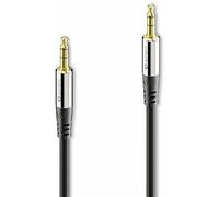 Sonero® Premium 3.5 mm Jack Audio Cable 2.00 m Gold-Plated Contacts Black