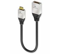 Sonero® Premium High Speed Mini HDMI Adapter with Ethernet, 0.25m, UltraHD / 4K / 60Hz, 18Gbps, Black