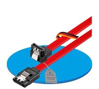 Sonero® SATA III 6Gb/s Data Cable 0.50 m Angled Red