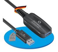 Sonero USB 3.2 Gen1x1 Active Extension A/A Black 5.00 m