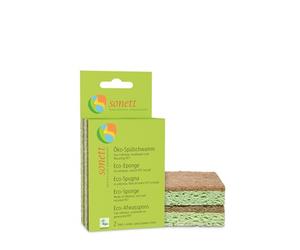Sonett Eco washing sponge: suitable for glasses, stainless steel and surfaces with lotus effect