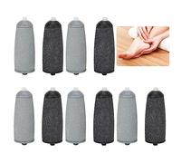 Sonew 10 Pcs Replacement Rollers, Foot Callus Remover Replacement Roller Head, Electric Foot Callus Remover Replacement Grind Head Accessory for Electric Foot File