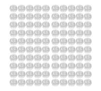 Sonew 100pcs Hair Braiding Beads Large Hole 12mm Plastic Resin Dreadlocks Hair Beard Beads for Men Women Braids Ponytails Weddings Role Play (Transparent)