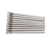 Sonew 10pcs Lightweight Professional Steel Watch Strap Screw Pin for Precise Repair & Adjustment, Design (18.5 * 1.0 M1.2)