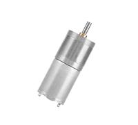 Sonew 1Pcs 25mm DC 12V GA25YN370 Low Speed Metal Gear Motor, High Torque Pure Copper Coil with Long Lifespan, for Electronic Lock Robot Electric Curtain (12V 60RPM)