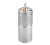 Sonew 1Pcs 25mm DC 12V GA25YN370 Low Speed Metal Gear Motor, High Torque Pure Copper Coil with Long Lifespan, for Electronic Lock Robot Electric Curtain (12V 30RPM)