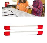 Sonew 2 Pcs Bright Color Kids Drumsticks - Pleasant Sound Plastic Hand Percussion Sticks for Music Education and Entertainment (Thick)