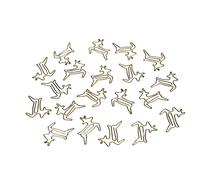 Sonew 20Pcs Cute Deer Shaped Iron Clips Multifunctional Lightweight Rustproof and Colorfast for Office and Home Use