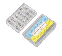 Sonew 240 Pcs Watch Casing Clamp Adapter, Professional Stainless Steel Gasket and Screw Set, with 10 Kinds of Gaskets and 2 Kinds of Screws, for ETA 2824 2836 2846