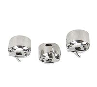 Sonew 3Pcs Stainless Steel Bobbin Case for Household Sewing Machine Accessory, Easy Install