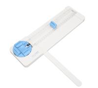 Sonew 4 in Craft Cutter with Straight, Curved, Dotted Lines & Creasing, Versatile Trimmer with 45-90 Degree Measurement, Blue (Blue)