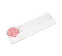 Sonew 4 in Craft Cutter with Straight, Curved, Dotted Lines & Creasing, Versatile Trimmer with 45-90 Degree Measurement, Blue (Pink)