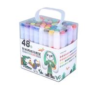 Sonew 48Pcs Acrylic Paint Markers Quick Dry Soft Tip Ideal for Artists and Students