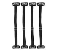 Sonew 4pcs Face Lift Bands, Adjustable Elastic Facial Lift Belt with Clips for Eye Wrinkle Removal(Black)