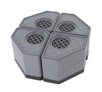 Sonew 4PCS Washing Machine Vibration Pads - Shockproof Noise Canceling Stabilizer Feet for Washer & Dryer, Universal Fit 38-50mm Leg Diameter, 45mm/80mm Height, Floor Protecting Rubber