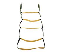 Sonew 5 Step Boat Rope Ladder, Portable Assist Marine Rope Folding Swim Ladder Climbing Aider for Sailboat, Inflatable Boat, Kayak, Swimming Pool