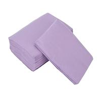 Sonew 50 Pcs Tattoo Table Mats, Disposable Nail Art Desk Pad Table Mats, Waterproof Breathable Large Size DIY Tablecloth for Tattoo Manicure Eyelashes(Purple)